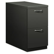 HON Flagship Mobile File/File Pedestal, Arch Pull, 28-7/8d, Charcoal