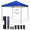 Blue, variant on Yaheetech 10x10ft Pop-up Canopy with One-Push-To-Lock Setup Mechanism, White
