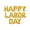 Gold, variant on Letter Balloons - HAPPY LABOR DAY 16" Inch Alphabet Letters Foil Mylar Balloon Birthday Party Banner (Green)