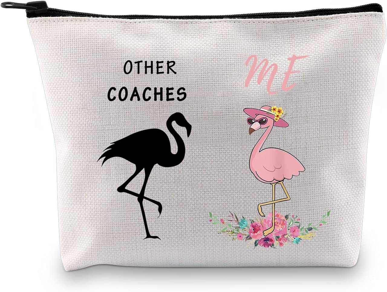 Coaches Gift for Women Other Coaches Me Football Baseball Cheer Coaches Zipper Pouch Cosmetic Makeup Bag Coaches Birthday Gift - image 1 of 5