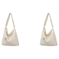 thumbnail image 2 of kurtrusly Handbag For Any Occasion Any Outfit Practical Gifts Canvas Shoulder Bag beige 2Set, 2 of 6