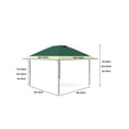 thumbnail image 5 of 12' x 12' Outdoor Gazebo, Heavy Duty Double Roof Patio Gazebo with Netting and Curtains, Outdoor Patio Canopy for Deck Backyard Garden Lawns, 5 of 9