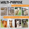 thumbnail image 4 of SUNCOO Portable Sheep Shears 6 Speeds Adjustable Alpaca Electric Clippers 350W Professional Shearing Trimmer for Goat Llama Horse Farm Animal Fur Livestock Pet Grooming, Heavy Duty with Carrying Case, 4 of 7