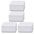 thumbnail image 2 of Bed Riser, Carbon Steel Furniture Risers with Self Adhesive and Felt Pad, 500 Kg Bearing Capacity Bed and Sofa Lifters for Couch, Desk, Table Leg Extenders, Set of 4, 2 of 8