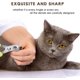 thumbnail image 5 of Paquete de 2 cortaúñas profesionales para mascotas, tijeras para garras de gato, cabezal de corte único de 25 grados, ideal para perros pequeños, cachorros, gatos y conejos, 5 of 5