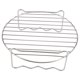 thumbnail image 3 of Juego de accesorios para freidora de aire 7 en 1, piezas, soporte de Metal, estante para brochetas, barril para pasteles (negro), 3 of 8