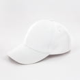 thumbnail image 1 of CRAFTEE Customisable Baseball Cap, -100% Cotton - White - Adult Size, 1 of 5