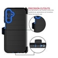 thumbnail image 6 of For Samsung Galaxy A35 5G 6.6" Case,Heavy Duty Rugged Defender Case with [Belt Clip Holster] [Built in Screen Protecotr], Shockproof Full Body Protection Kickstand Cover, Blue, 6 of 10