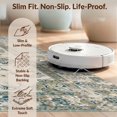 thumbnail image 6 of Design&I 4'x6' Ultra Soft Area Rug, Beige Distressed Botanical Motif Subtle Trellis Neutral Border None Fluffy Washable Non Shedding for Bedroom Living Room Home Office, 6 of 7