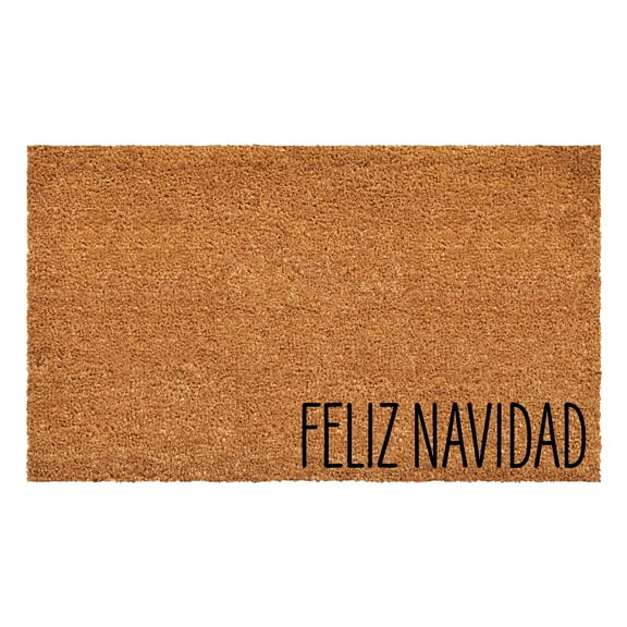 Calloway Mills 112932436 Feliz Navidad Doormat 24" x 36"