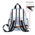 thumbnail image 5 of FORMRS School Backpack with Front Zippered Pocket 12" Student Travel Daypack, Pastel Flower Pattern, 5 of 6