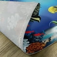 thumbnail image 5 of Ambesonne Sea Place Mats Set of 4, Ocean Coral Reefs Tropic, Standard Size, Blue, 5 of 6
