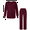 Burgundy, variant on Universal Women's Scrub Set - Warm-Up Scrub Jacket and Elastic Pull-On Pants