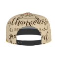 thumbnail image 2 of Kdxio Thanksgiving With A Grateful Heart Print Snapback Hat for Men Women,Adjustable Baseball Cap, 2 of 7