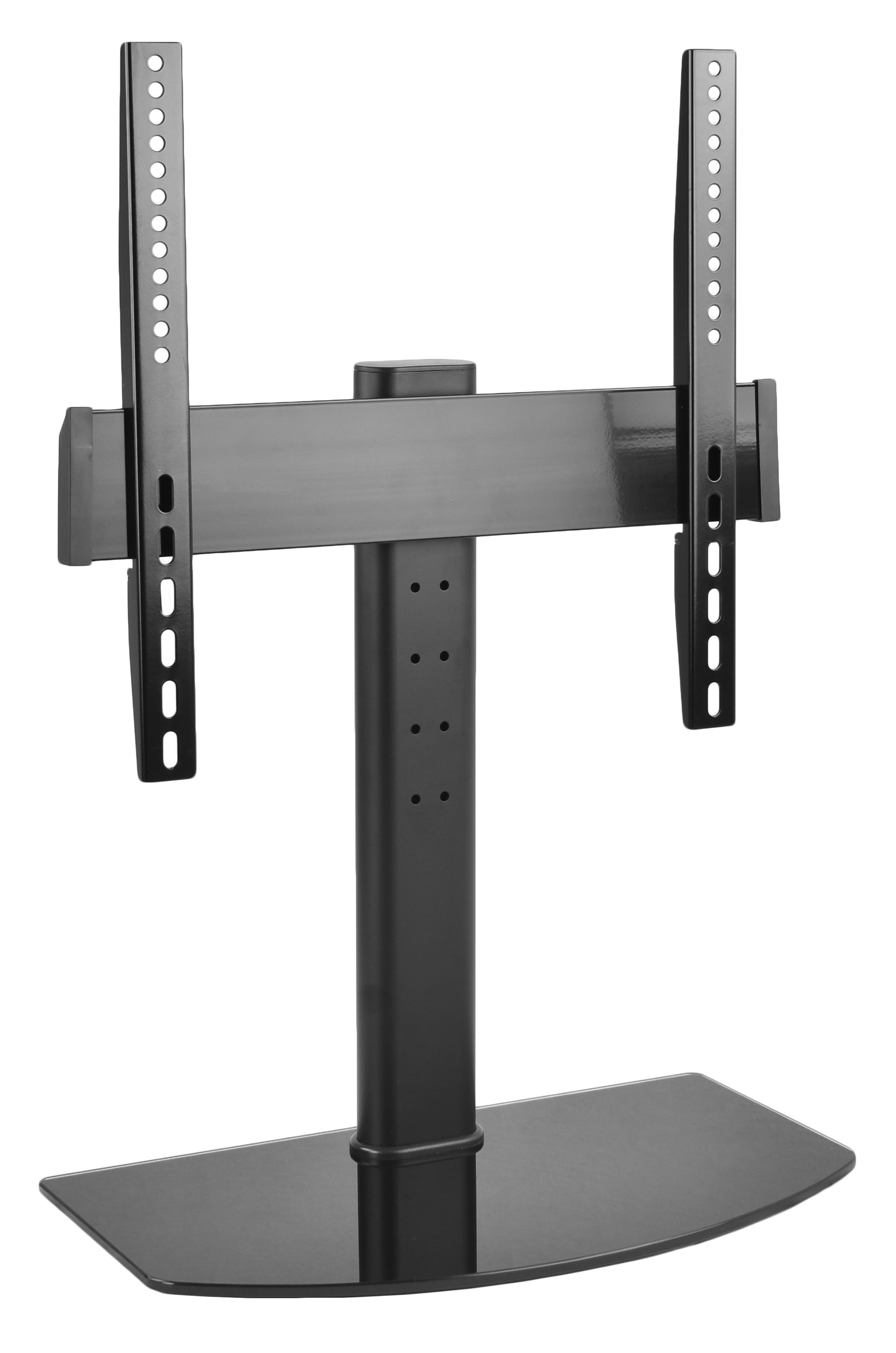 VIVO Universal LCD Flat Screen TV Table Top Stand w/ Glass Base / for