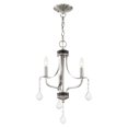 thumbnail image 2 of Livex Lighting - Laurel - 3 Light Mini Chandelier in New Traditional Style - 13, 2 of 8
