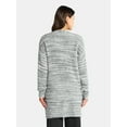 thumbnail image 2 of Time and Tru Women’s and Women’s Plus Super Soft Longline Cardigan Sweater, Lightweight, Size XS-4X, 2 of 4