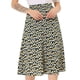 thumbnail image 1 of AllegK Faldasmedpiercon estampado floral y cintuelástialpamujer Azul negro L, 1 of 5