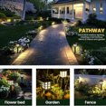thumbnail image 5 of 24/12 Pack Outdoor Solar Garden Lights - Ground Plug Lights Outdoor Decorative Lights With Auto On/Off Function Bright Solar Lights,, 5 of 10