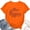 Orange, variant on Mrs Women's T-Shirt – Cute Bride Graphic Tee for Wedding, Engagement, or Honeymoon, Short Sleeve Top