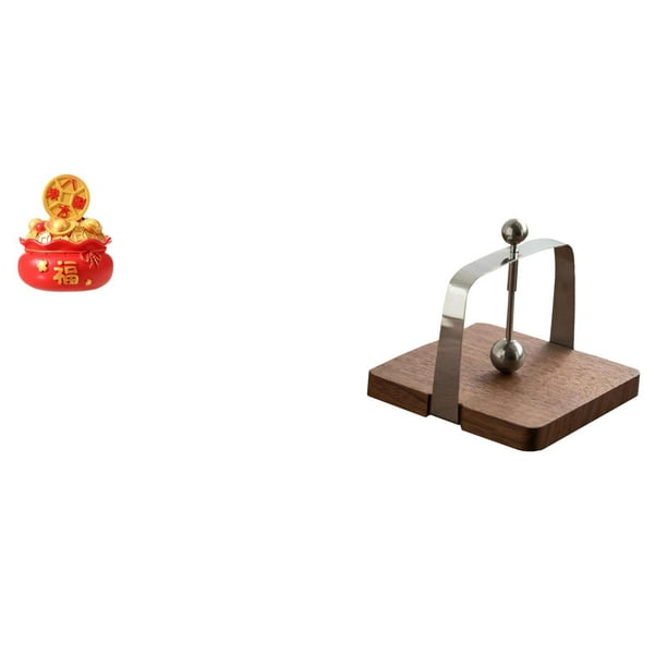 Adorno De Cornucopia Con Forma De Cuenco Del Tesoro Del Festival Y Servilletero De Madera, Dispensador De Pañuelos Para Regalo De Inauguración De La Casa De Año Nuevo, Decoración Para