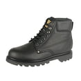 thumbnail image 2 of Work Zone Men's 6 Inch Steel Toe Black Boot, Style: S611, 2 of 2