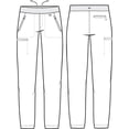 thumbnail image 6 of Healing Hands Purple Label Dante Men's Scrub Jogger Pants with 4 Pockets Hunter S, 6 of 6