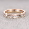 thumbnail image 3 of Womens Minimalist Geometric Half Ring Alloy Inlaid Artificial Gemstones Zircon Ring Gold Plated Wedding Ring, 3 of 4