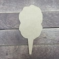 thumbnail image 2 of 4" Cotton Candy, Unfinished MDF Art Shape by Wooden Craft Cutouts, 2 of 2