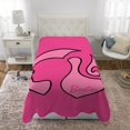 thumbnail image 4 of Couverture Barbie "Global Icon" Blanket, 4 of 4