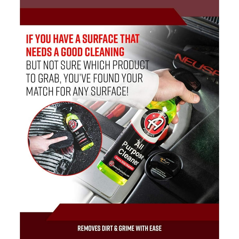 Adam's All Purpose Cleaner (Gallon) - Professional Heavy Duty Industrial  Cleaner & Degreaser | Cuts Heavy Grease & Tar | Car Detailing, Tire  Cleaner