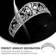 thumbnail image 6 of TABLZONE Elegant Bridal Rhinestone Headpiece Wedding Hair Accessory Alloy Jewelry for Brides and Special Occasions, 6 of 7
