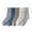 Grey, variant on UJNDER 5 Pairs Men's Winter Thick Warm Wool Socks Mid Calf Hiking Soft Casual Socks Grey