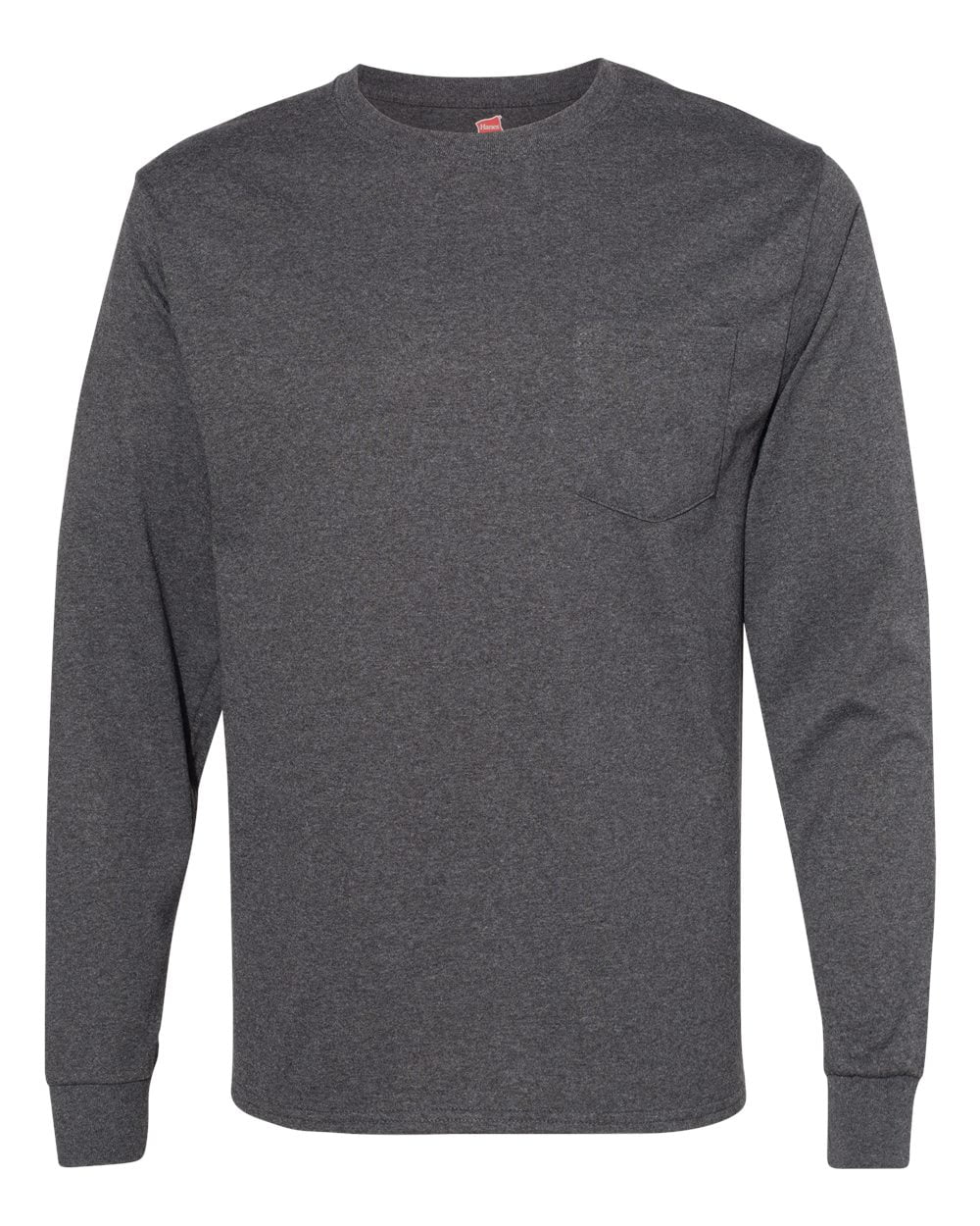 Hanes - Hanes - IWPF - Male - Authentic Long Sleeve Pocket T-Shirt ...