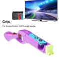 thumbnail image 4 of Game Gun Controller Handgrip Gamepad Joystick Holder para Switch OLED (Púrpura), 4 of 9