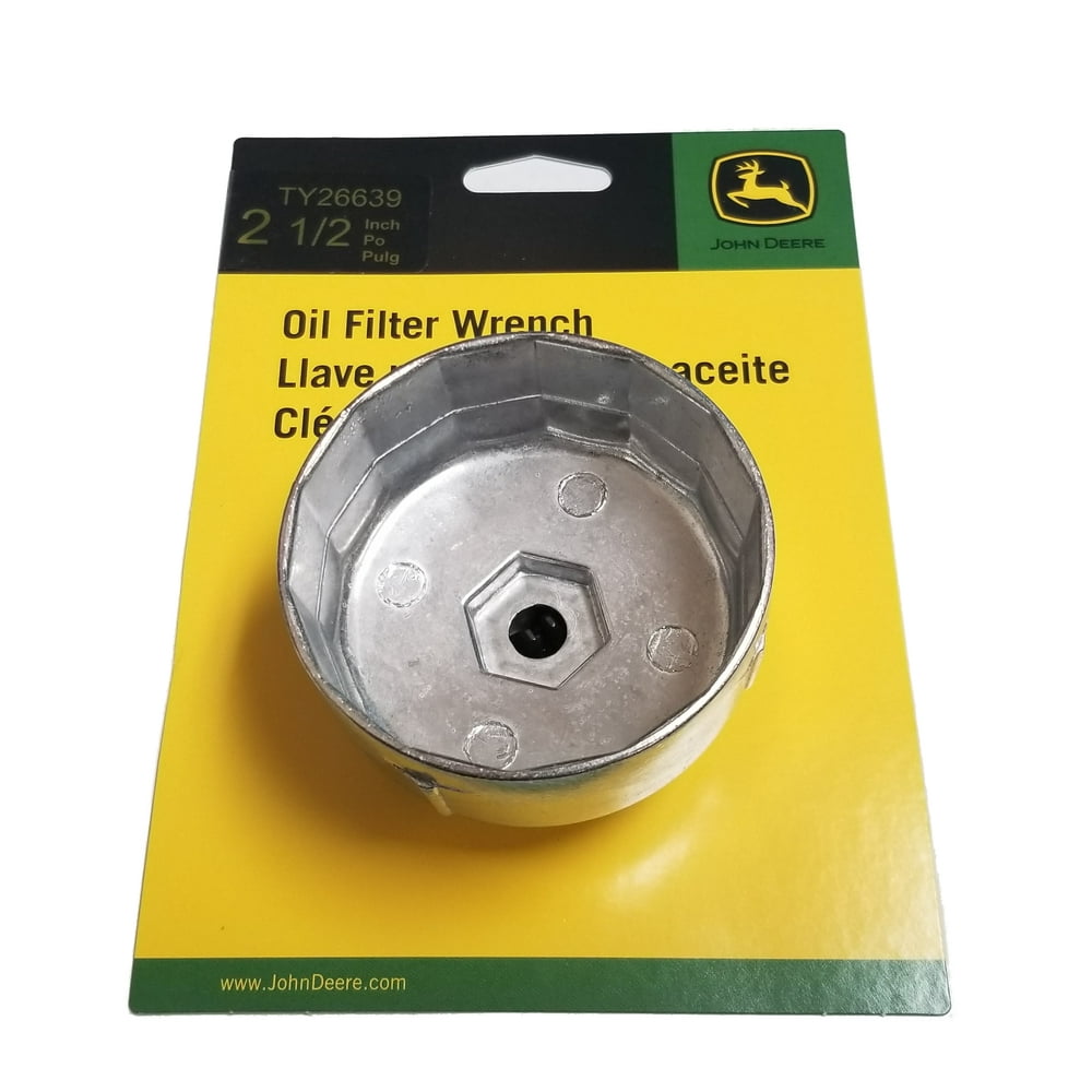 JOHN DEERE 2 1/2" Cap Style Filter Wrench TY26639 Fits AM107423 Filter