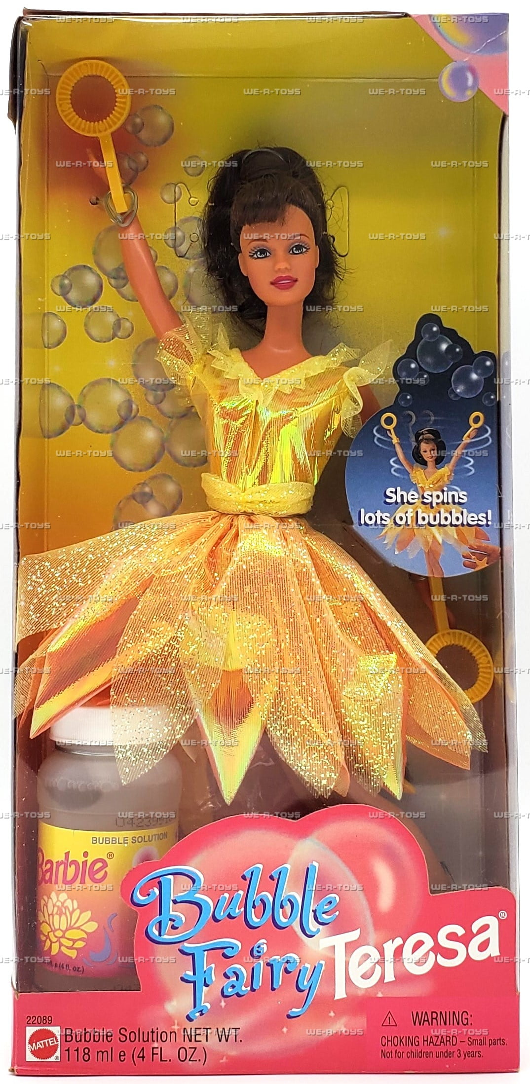 Barbie Bubble Fairy Teresa Doll Mattel 1998 #22089