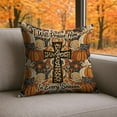 thumbnail image 3 of TiniDecor I Will Praise Him Throw Pillow, 18x18" Psalm 146:2 Faith Accent Cushion, Religious Home Decor, 3 of 5