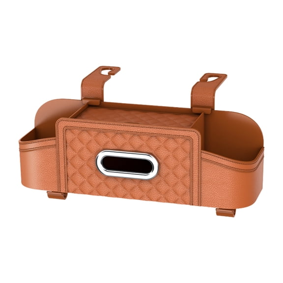 EcoNest Headrest Rear Seat Storage Functional Seat Backrest Storage With Drink Cup Holder And Hook Travel Suitable For SUVs Sedans And Trucks