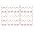 thumbnail image 1 of 25 clips de papel mini clips de papel con forma de gafas con caja de almacenamiento para la organización de documentos de la escuela de oficina ANGGREK Otros, 1 of 8