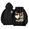 thumbnail image 4 of WILLBEST Vocation Outfits for Women Womens Two Piece Outfits Sets Hoodie Sweatshirt and Long Sweatpants Jogger Workout Set Fall Tracksuit Sweatsuits 2514, 4 of 6