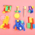 thumbnail image 1 of Filfeel Learning Kid Brush, Reuse Sponge Paint Shape Sponge, Painting Suit 30pcs For Painter Children, 1 of 8
