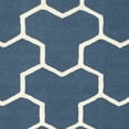 thumbnail image 5 of SAFAVIEH Cambridge Joshua Geometric Tessellation Wool Area Rug, Navy Blue/Ivory, 9' x 12', 5 of 5