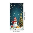 thumbnail image 3 of Yunuuuoa Christmas Door Curtain Santa Claus Design Polyester Fabric Holiday Decoration for Front Door Indoor Wall Party Festive Atmosphere, 3 of 6