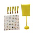 thumbnail image 3 of Bolsas de frijoles Regalos de juego de juego Cornhole Juego para carnaval en interiores al aire libre amarillo, 3 of 8