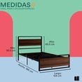 thumbnail image 4 of Mubson Base para Cama con Cabecera Akaza Individual, 4 of 5