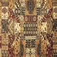 thumbnail image 1 of Ahgly Company Indoor Square Southwestern Brown Country Area Rugs, 4' Square, 1 of 4