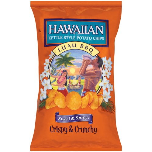 Hawaiian Kettle Cooked Sweet & Spicy Luau BBQ Flavored Potato Chips 2