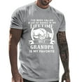 thumbnail image 1 of TSADFHJI Mens T-Shirts Graphiques Designer Homme Printemps et Été Fête des Pères Décontracté Rétro Impression Partielle T-Shirt Col Rond Manches Courtes TTG Gris, 1 of 6