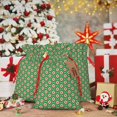 thumbnail image 5 of Fuzoiu 60s and 70s Style Print Christmas Gift Bag,Burlap Gift Bag with Drawstring Closure & Hang Tag,Perfect for Holidays, Birthdays, and Special Occasions-Small, 5 of 7